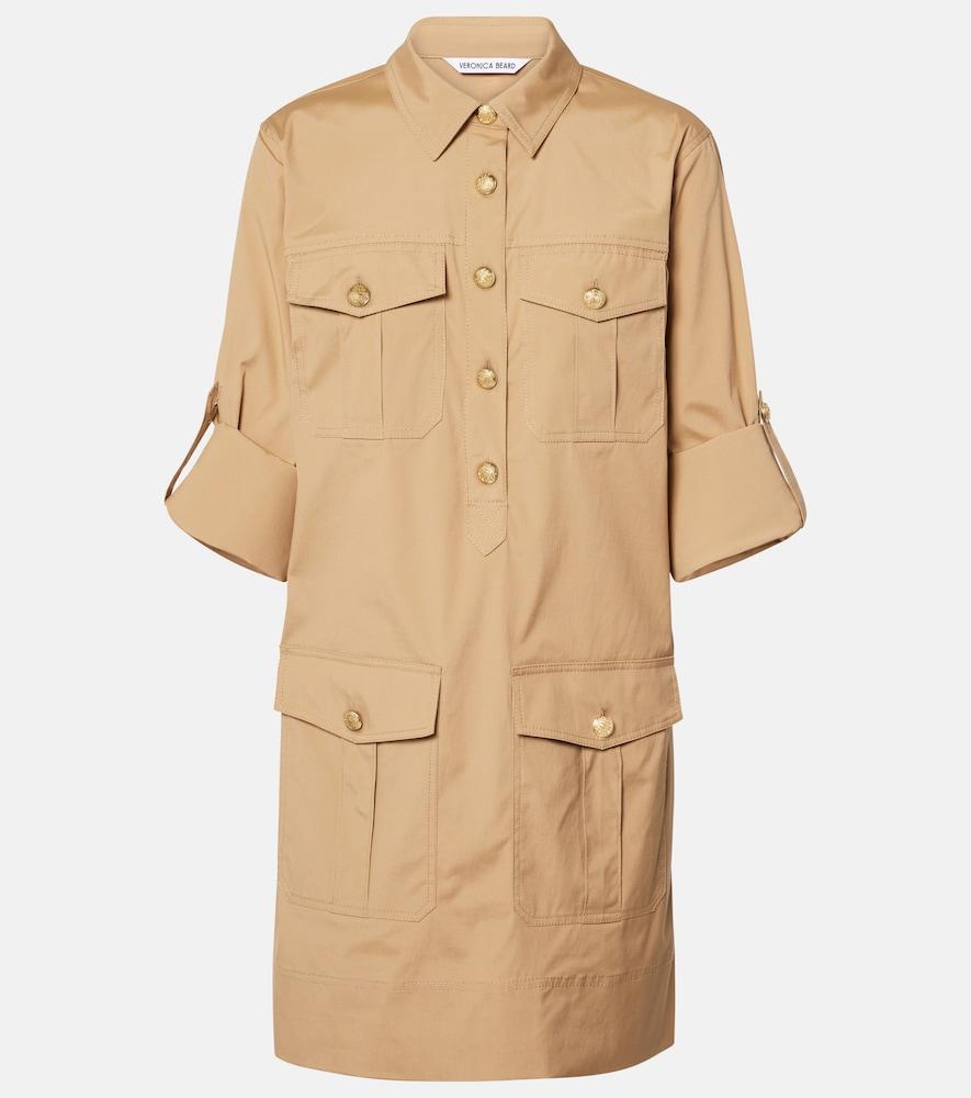veronica beard saude cotton-blend minidress