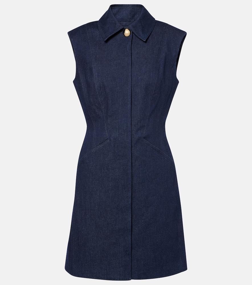 veronica beard serina cotton-blend minidress