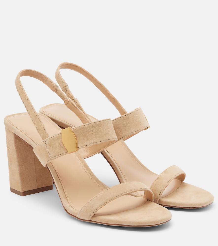 veronica beard suede sandals