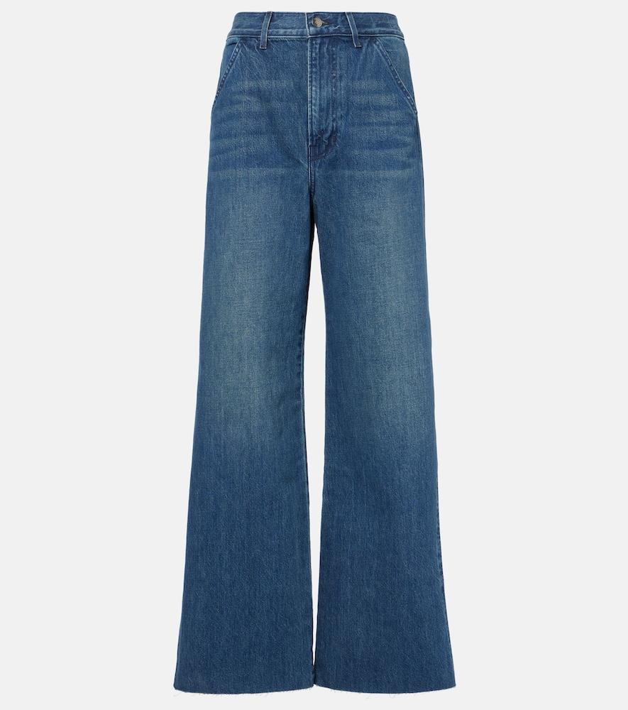 veronica beard taylor wide-leg jeans