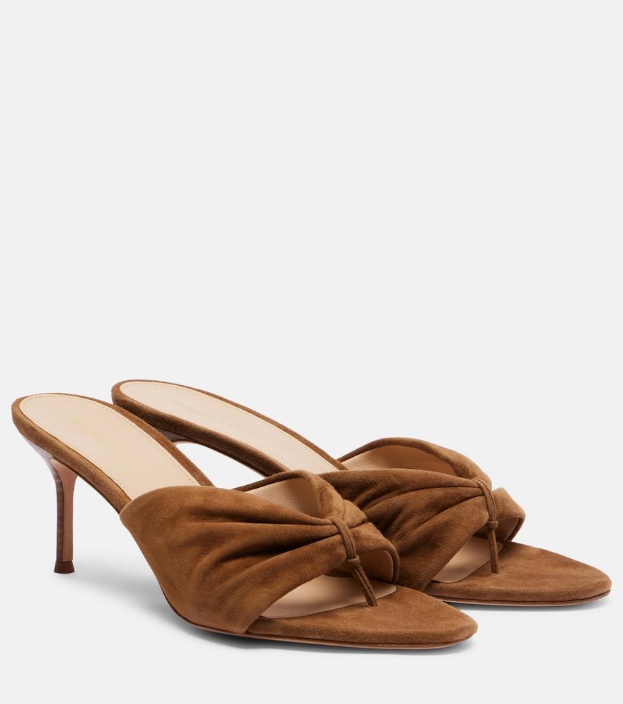 veronica beard tullia suede mules