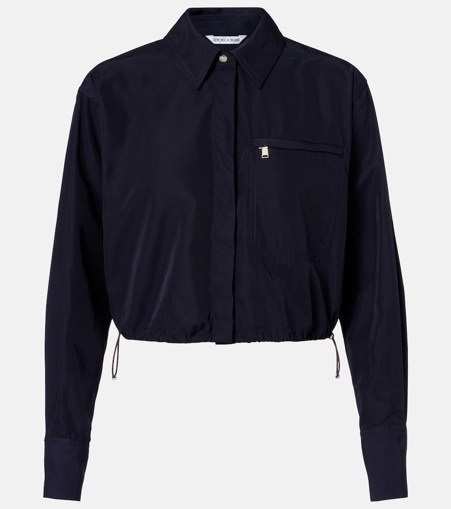 veronica beard wilfred technical taffeta shirt