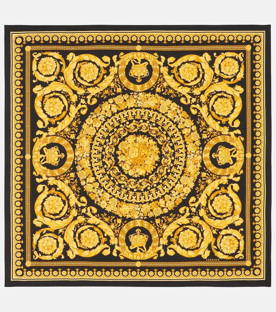 versace barocco silk scarf