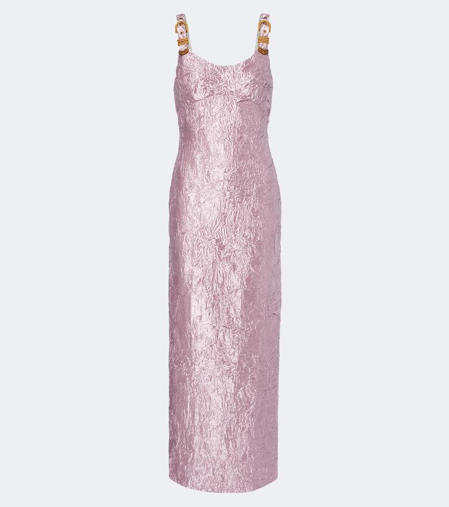 versace duchess satin gown