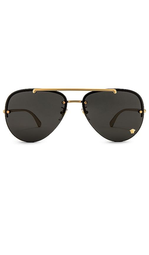 versace glam medusa in black.