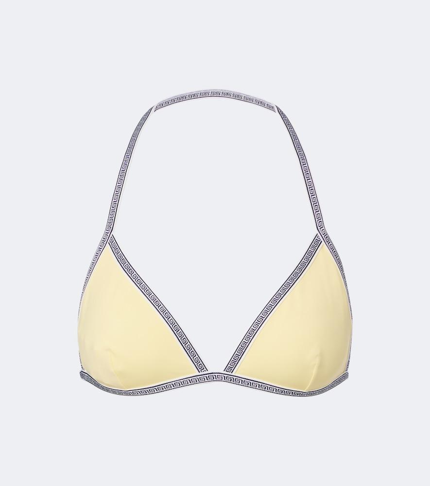 versace greca bikini top