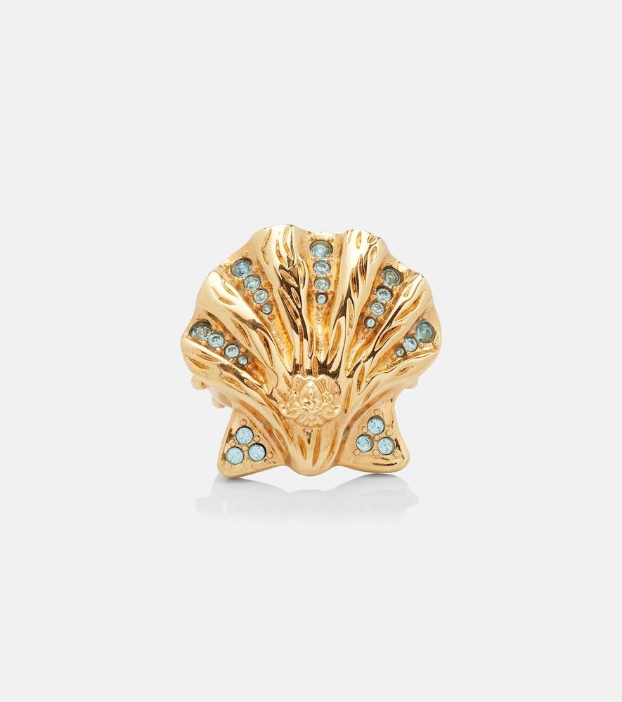 versace la medusa embellished ring