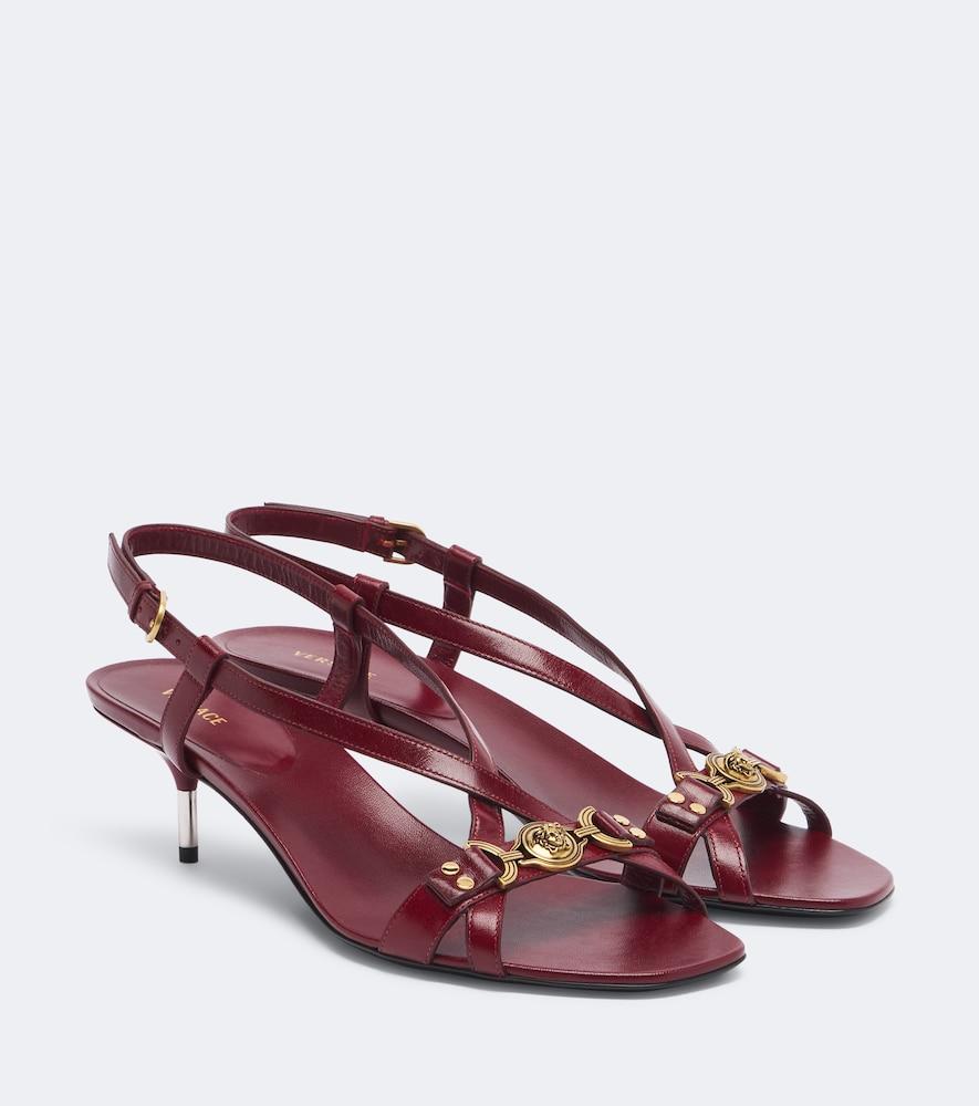 versace marisa leather sandals