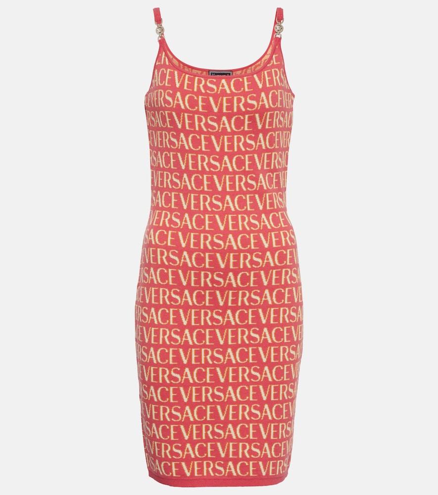 versace medusa '95 logo minidress