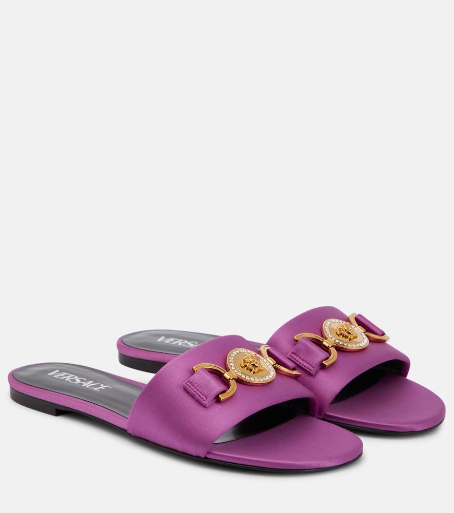 versace medusa '95 satin slides