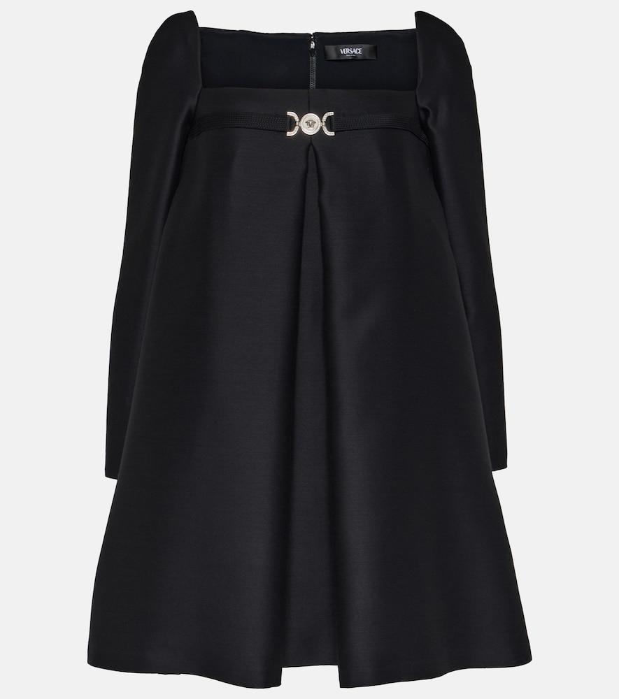 versace medusa '95 wool and silk minidress