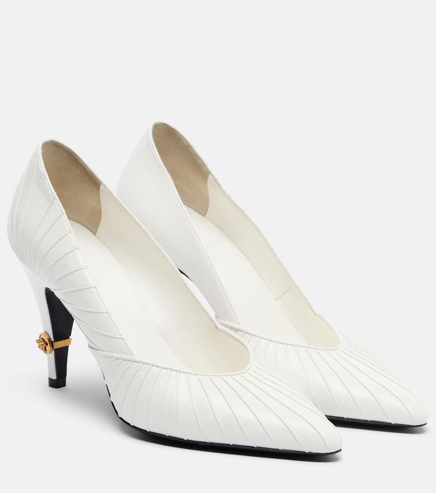 versace medusa leather pumps