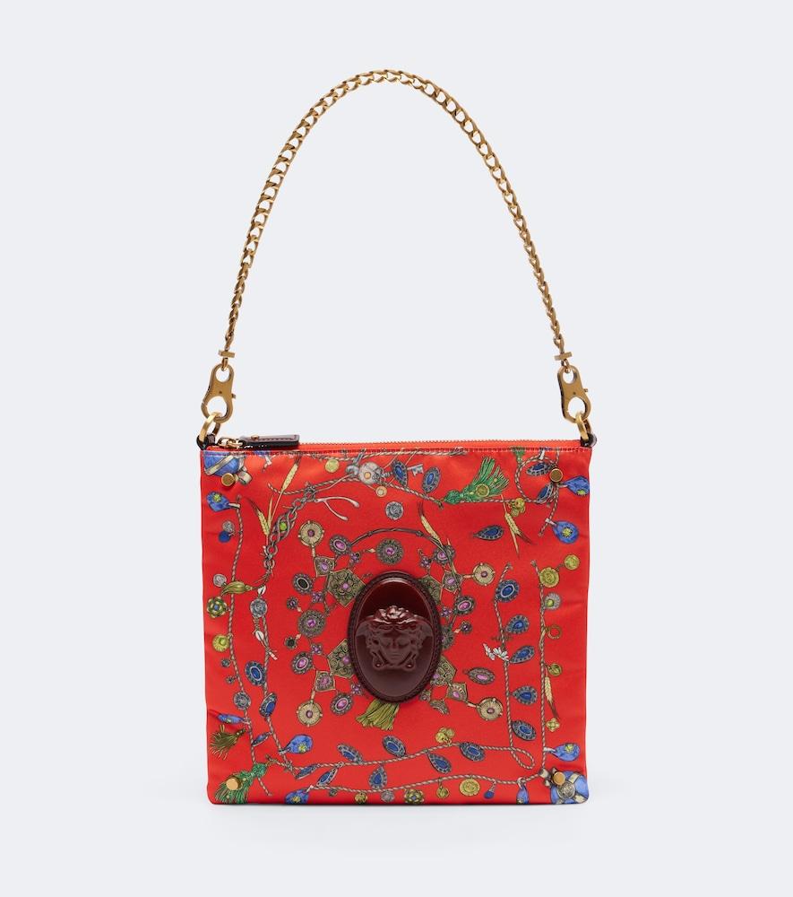 versace medusa printed duchess shoulder bag