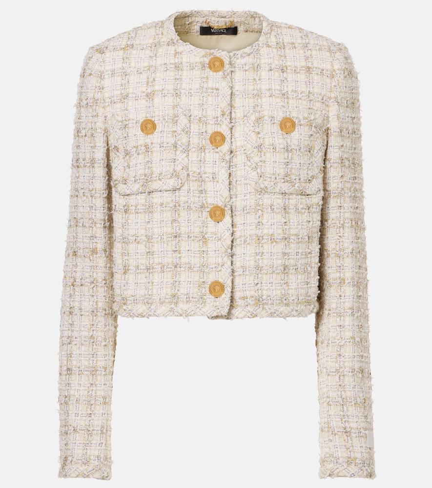 versace medusa tweed jacket