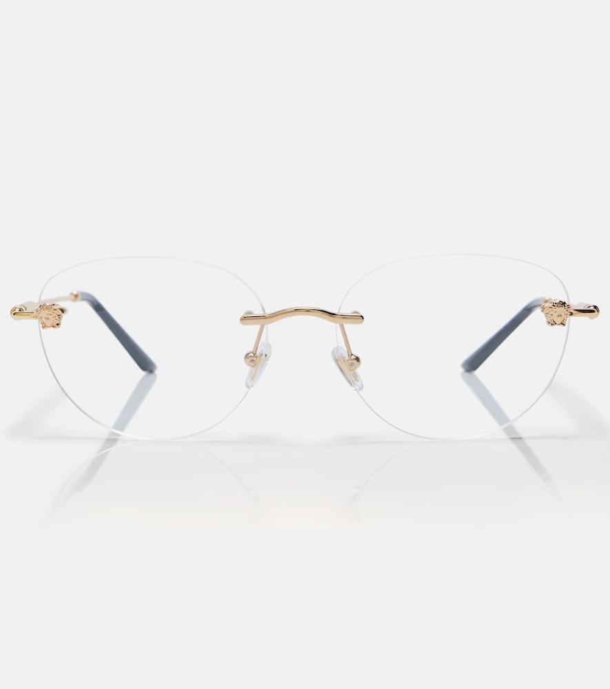 versace round glasses