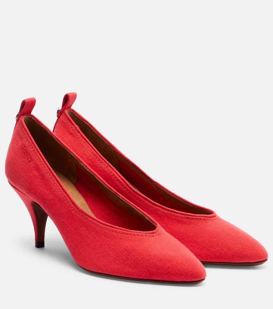 versace tina denim pumps