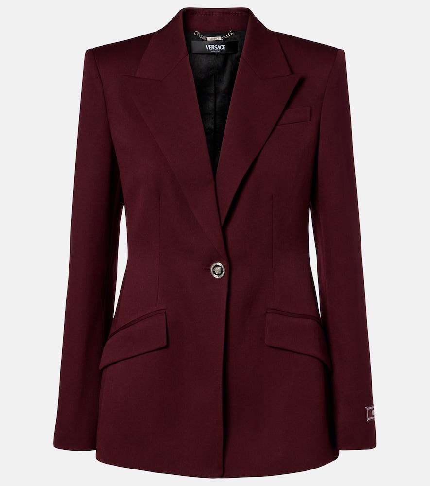 versace wool blazer