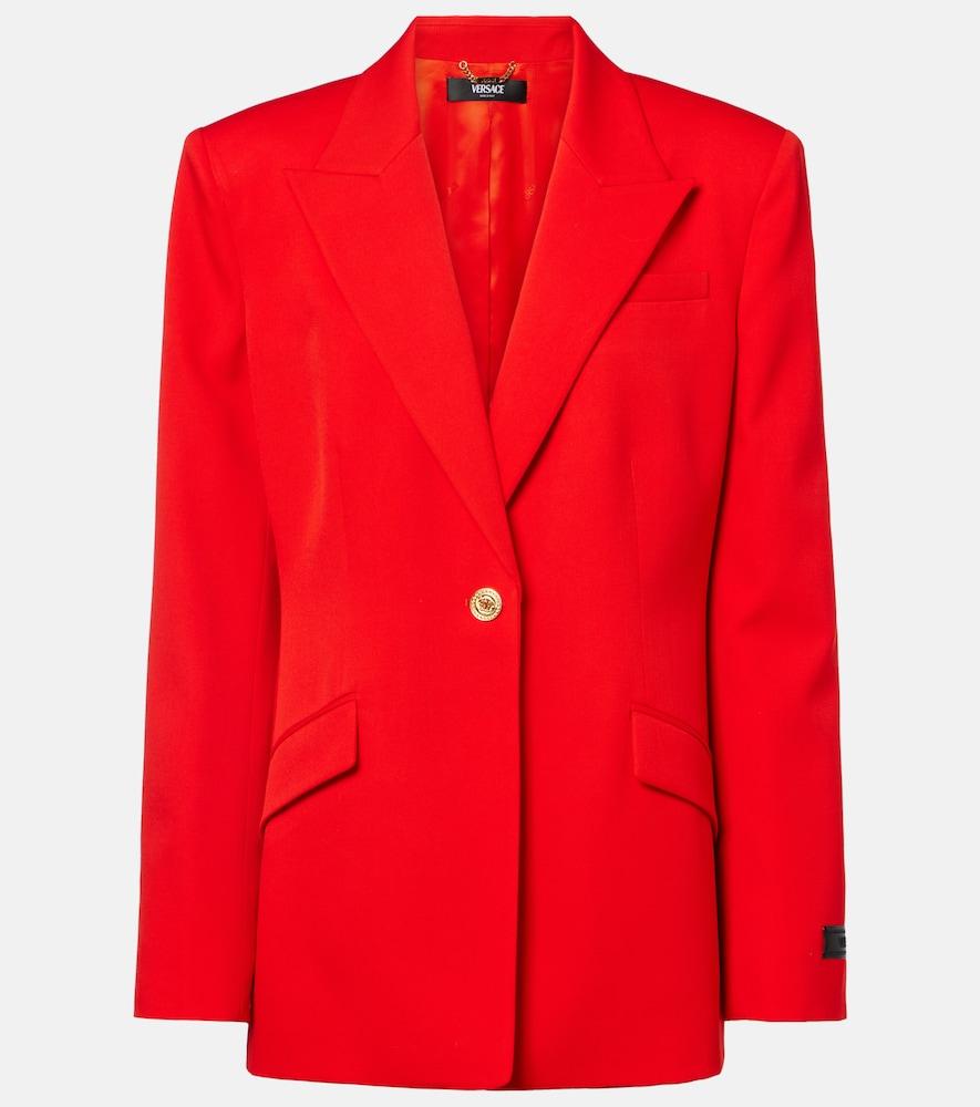 versace wool blazer