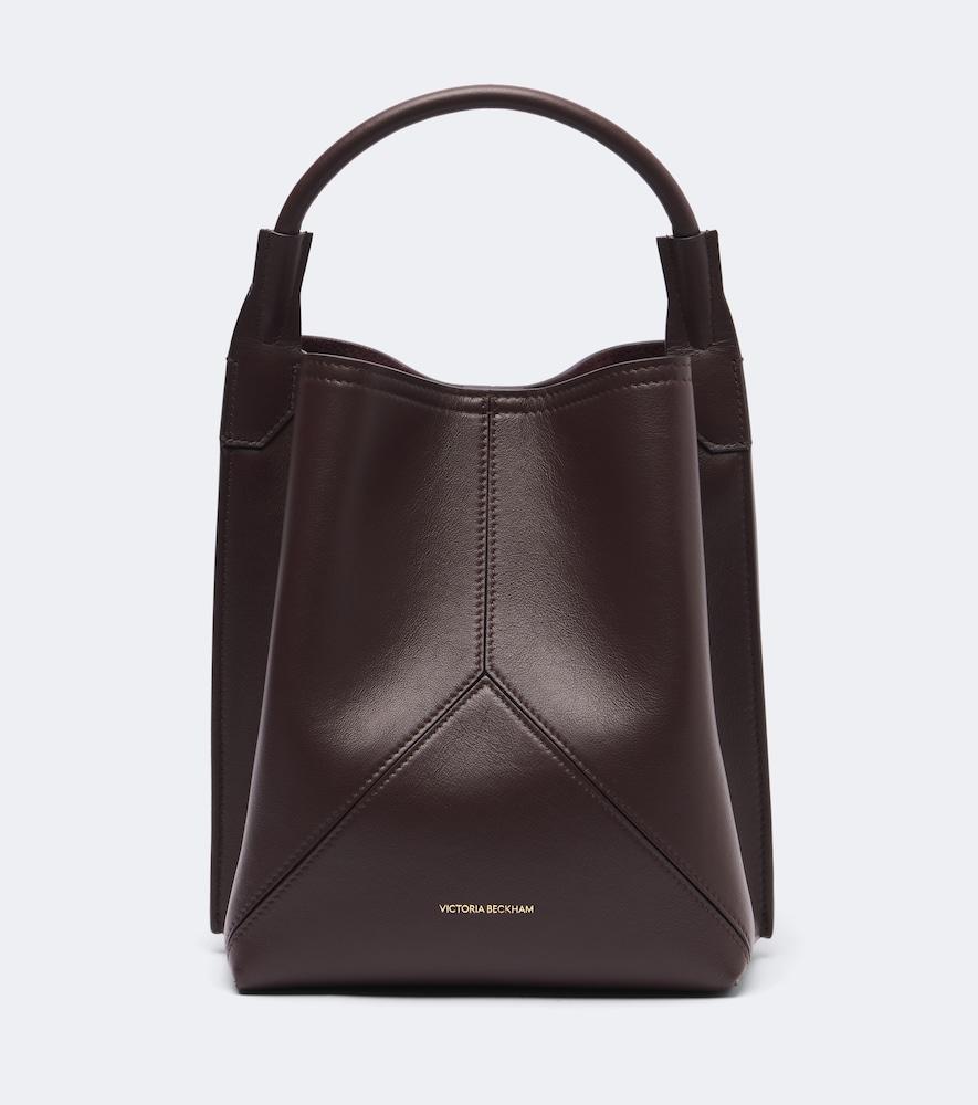 victoria beckham victoria leather bucket bag