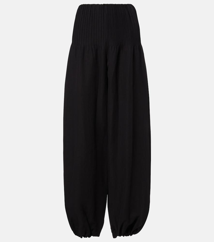 vince cotton, rayon, and linen balloon pants