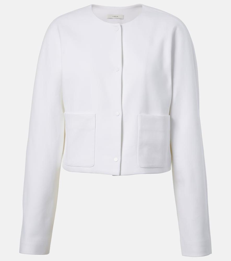vince cotton-blend jacket
