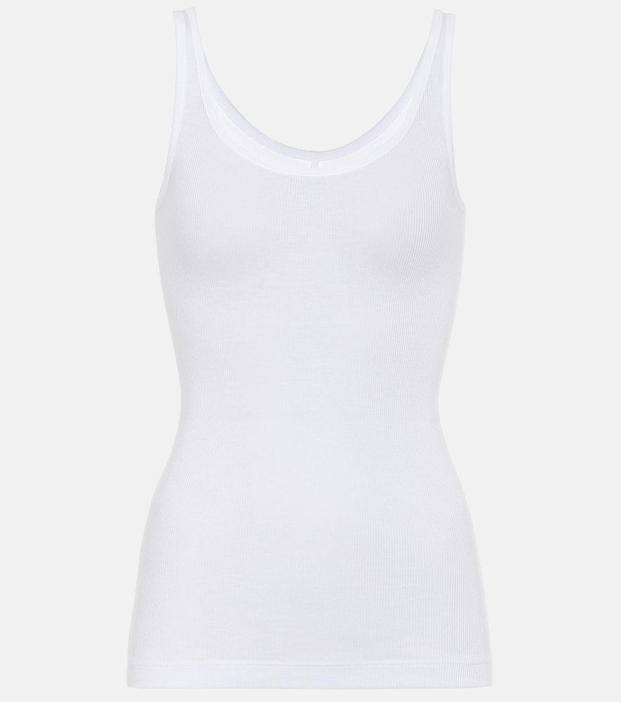 vince cotton-blend tank top