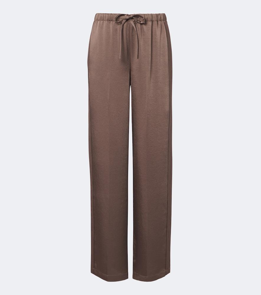 vince crêpe wide-leg pants