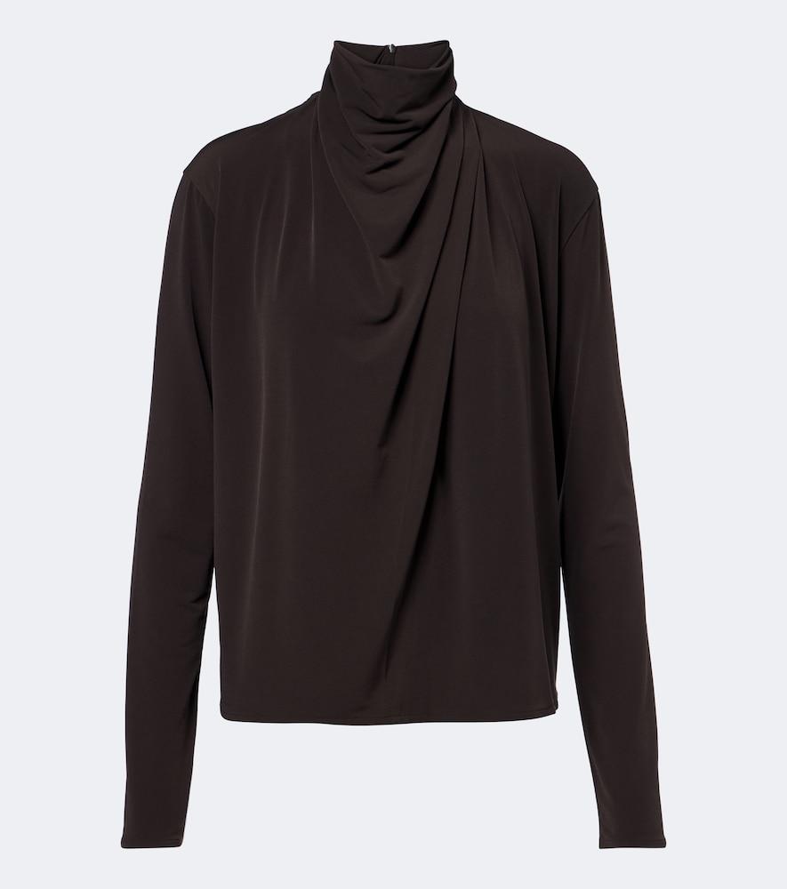 vince draped jersey top