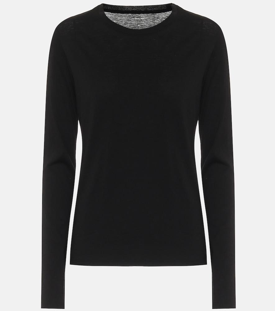 vince essentials cotton-jersey t-shirt