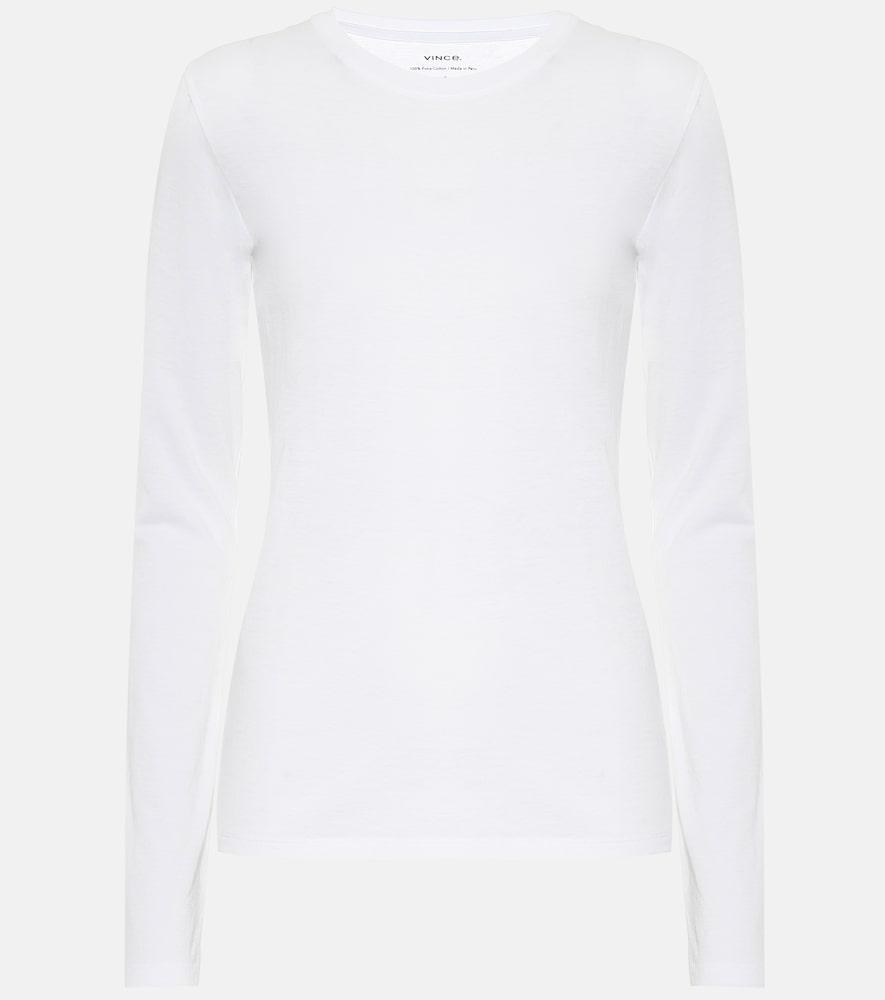 vince essentials cotton-jersey t-shirt