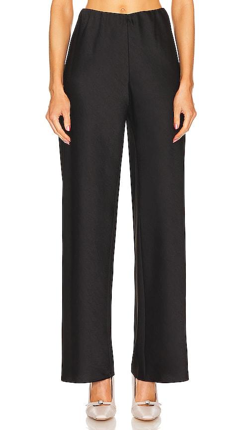 vince fluid bias pant in black. - size l (also in s, m, xl)