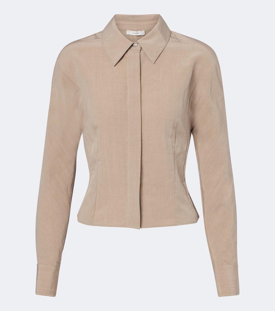 vince gathered shirt