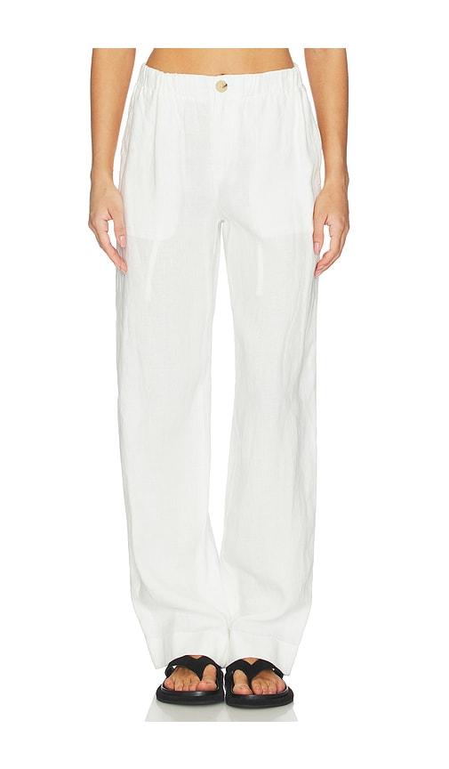 vince hemp utility pant in white. - size 10 (also in 4, 6, 8)