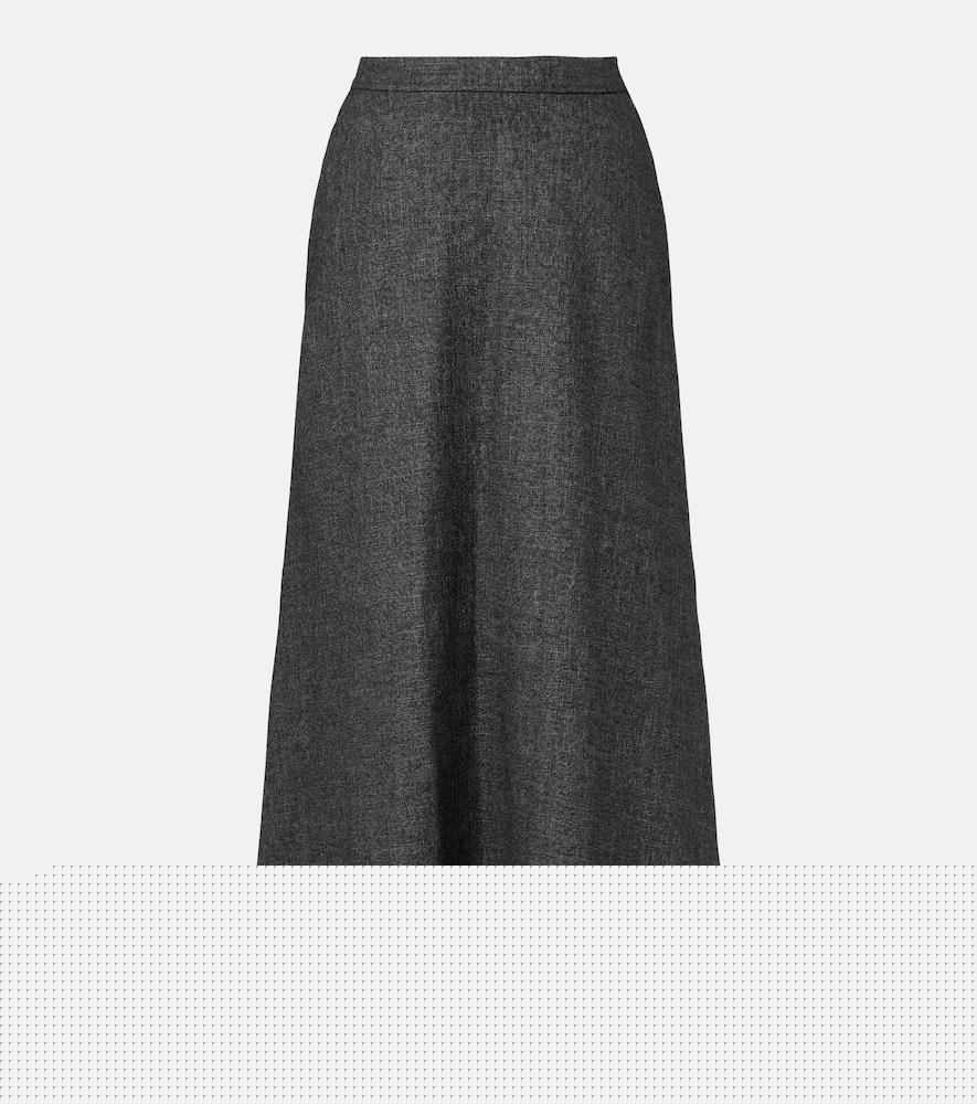 vince jaspé midi skirt