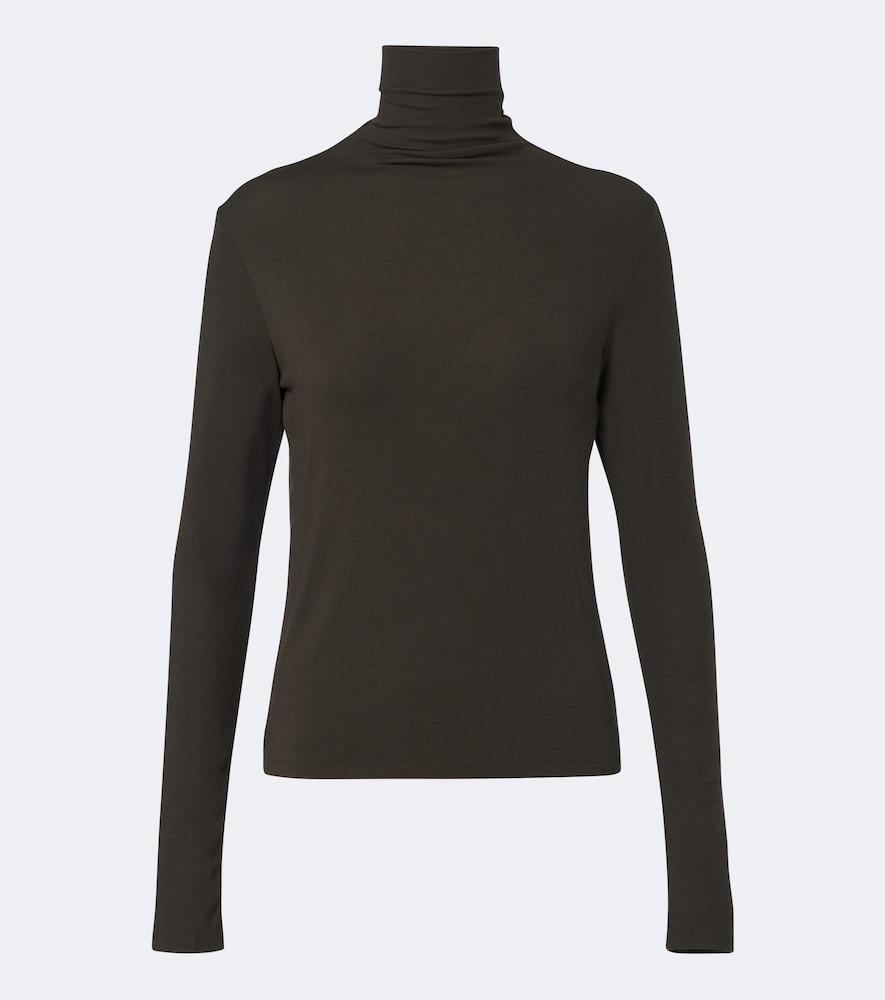 vince jersey turtleneck top