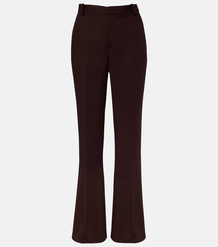 vince mid-rise flared pants