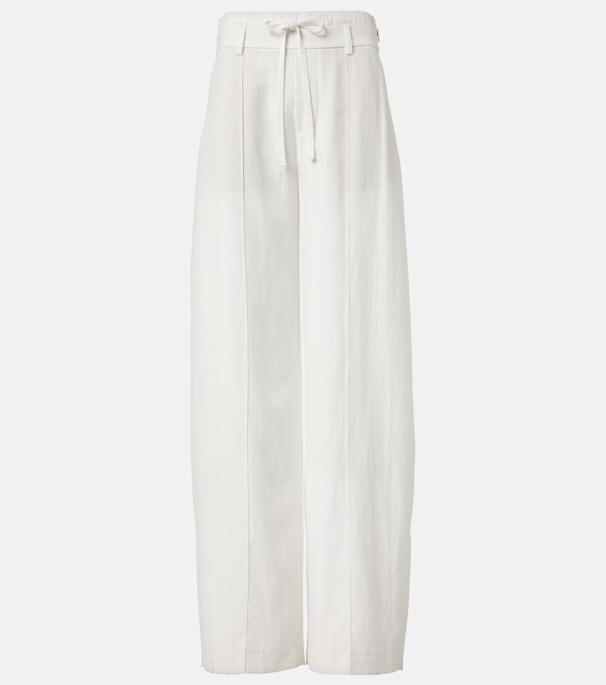 vince mid-rise wide-leg pants
