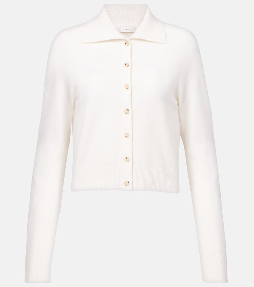 vince polo cardigan