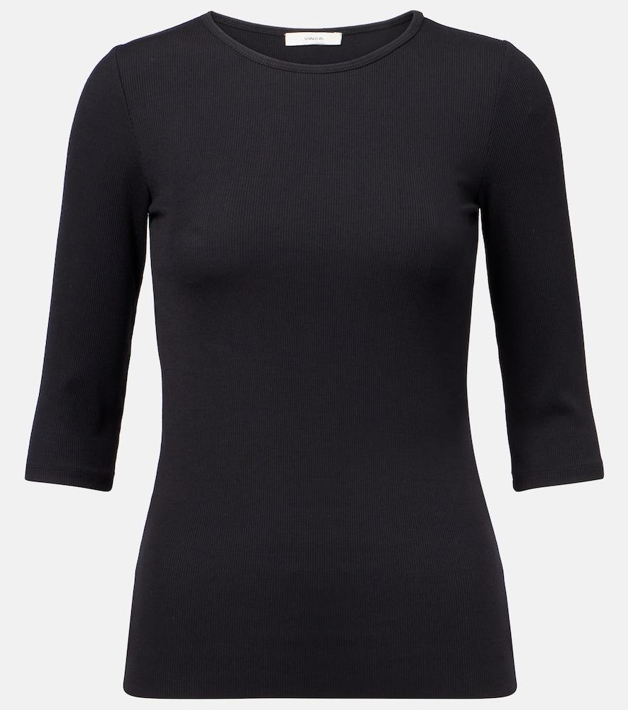 vince ribbed-knit top