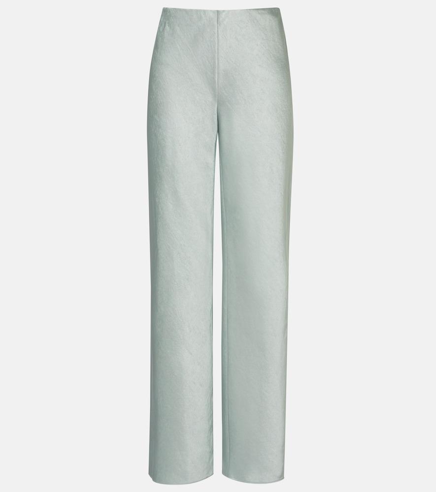 vince satin wide-leg pants