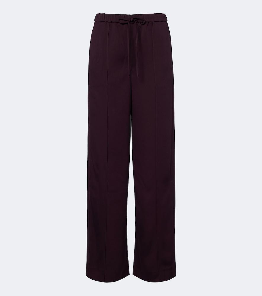 vince satin wide-leg pants