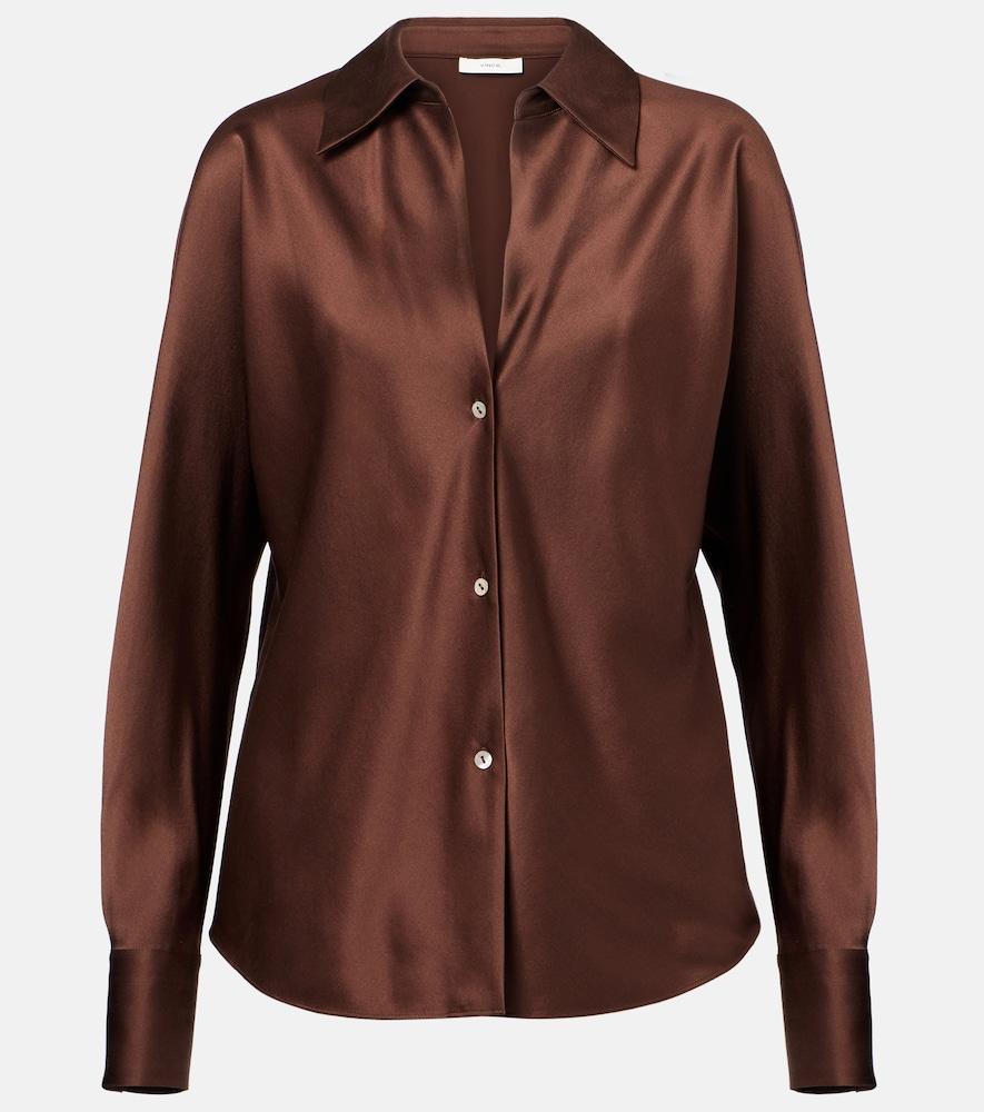 vince silk shirt