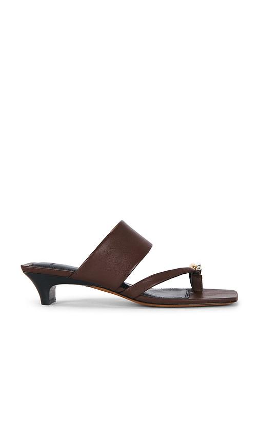 vince stacy sandal in chocolate. - size 10 (also in 6, 7, 8, 9)
