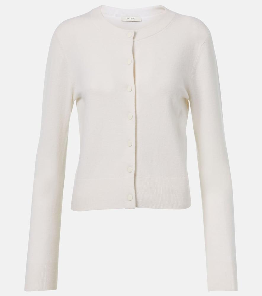 vince wool and cashmere-blend cardigan