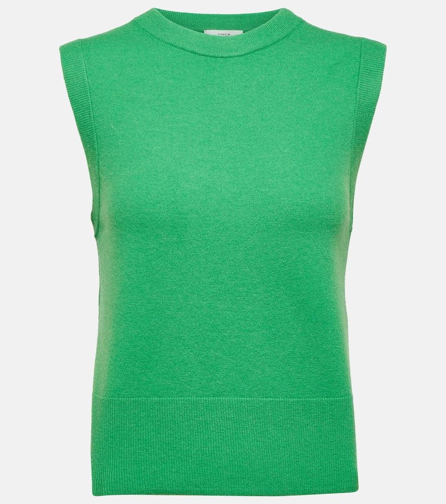vince wool-blend sweater vest