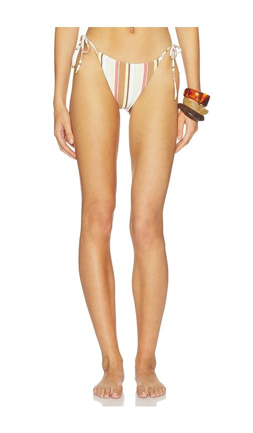 vitamin a elle tie side bottom in multi. - size l (also in xs, s, m, xl)