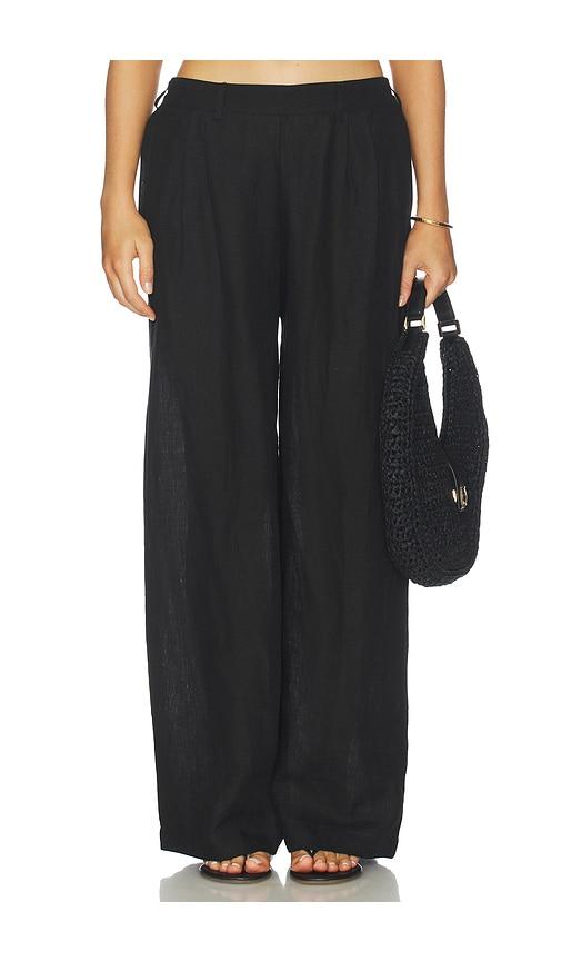 vitamin a the getaway pant in black. - size m (also in s, xs)