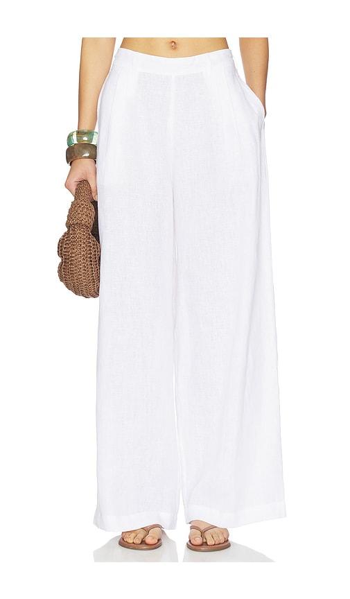 vitamin a the getaway pant in white. - size m (also in xs)