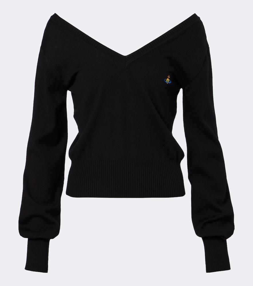 vivienne westwood beatrice cotton and cashmere sweater