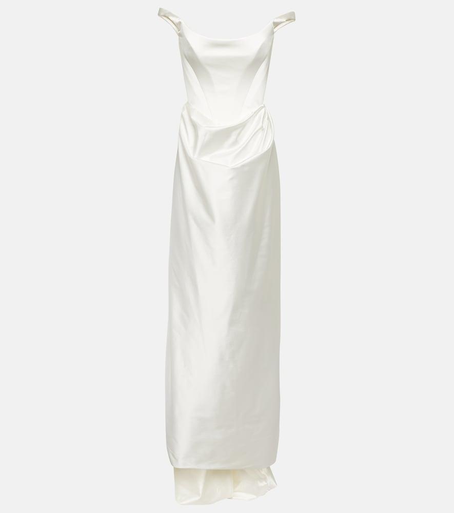 vivienne westwood bridal camille satin gown